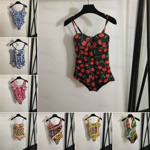 Eendelig badpak Sexy badmode Dames badpak Zomerstrandkleding Print Vakantie Monokini