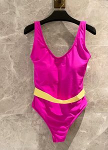 Een stuk zwempak zwemmen strandkleding mouwloze roze vrouwen sexy badpakken zomertank scrunch bikini bottom Braziliaanse stijl s m l xl