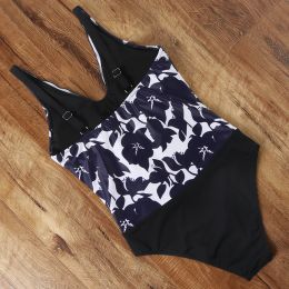 Een stuk zwempak vrouwen sexy badmode vrouwelijk solide push -up Braziliaanse zomer bodysuit zwempakken monokini plus size baden