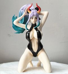 Eén stuk Yamato Swimming Boa Hancock Nami Nico Robin met bank Anime Cijfers PVC Actie Figuur Toy Game Collectible Model Doll 240506