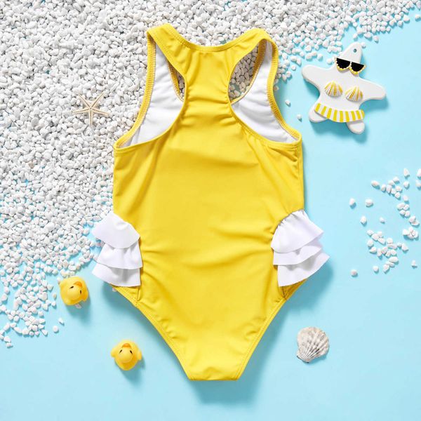 Une pièce 1 ~ 6 ans enfant en bas âge bébé filles maillot de bain une pièce maillot de bain filles mignon maillots de bain pour enfants enfant filles tenue de natation vêtements de plage