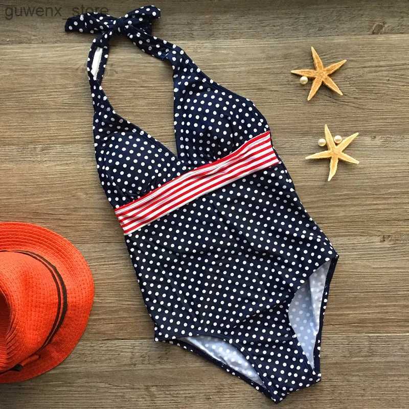 One-Pieces 2020 Retail New Arrival Girls One Piece Dot Swimwear For 8-12Years Kids Swimwear Kids Students Teenagers Girls Bathing Suits Y240412Y240417YOXX