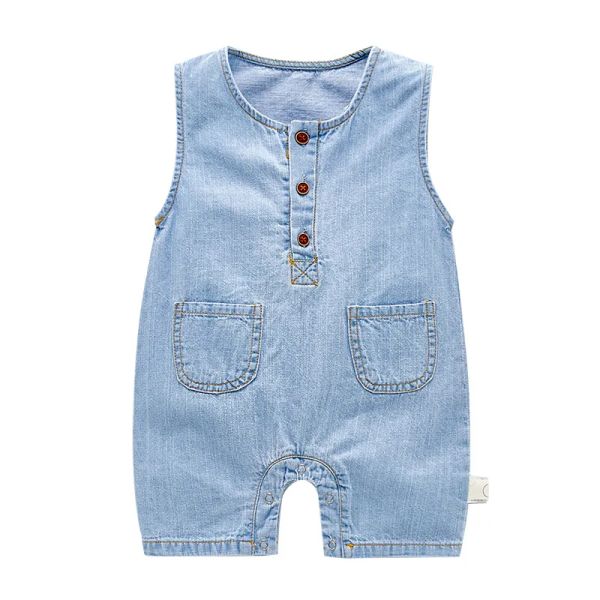 One-Pieces 2022 Été Baby Rompers Baby Boys Vêtements 100% Coton Baby Girl Assuites pour nouveau-nés bébé vêtements 0 à 18 mois