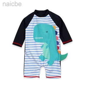 Maillot de bain une pièce pour bébé garçon, une pièce, Protection UV, imprimé requin, vêtements de plage et de piscine, pour garçons, 24327