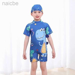 Badpakken Jongens Badpakken Badmode Badpak Cartoon Dinosuar Zwemmen Kinderen Meisjes Sport Baby Peuter Strandkleding Badkleding 24327