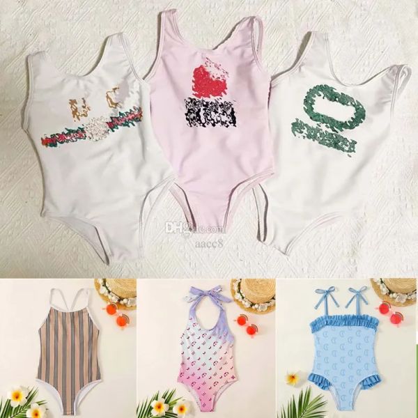One-pièces de créateurs de créateurs enfants maillot de bain pour tout-petit des maillots de bain Baby Girls Bikini Children Childre