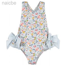 Traje de baño de una pieza para niñas Amoi Baby One Piece Sling Print Cute Beach Bikini Traje de baño Trajes de baño para niñas de 2 a 7 años biquini infantil menina 24327