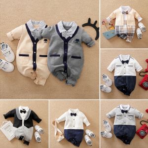 One-Pieces Malapina Baby Boy Boy Boy Raiper Gentleman Vêtements pour les vêtements masculins nouveau-nés