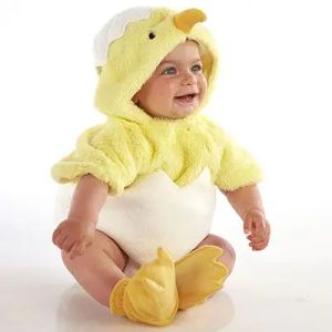 One-pièce Nouveau bébé garçons filles costume de poulet Costume à manches courtes Snap en peluche rober nouveau-né des œufs de poussin costumes pour nourrissons