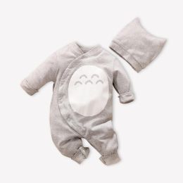 One-Pieces nouveau-né petite petite fille garçons vêtements mignon animal totoro costume bebes new-né les corniches jumelles