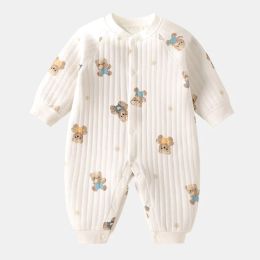 Des chambres à une seule pièce pour les garçons de bébés filles sets pour bébé 100% coton à manches longues Bodys OnePieces tricot-tricot pour nouveau-né pour bébé