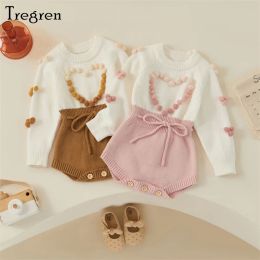 One-Pieces Tregren 018m NOUVELLE-NEUNE BEBÉGLE SULATRE ROMBER AUTTRE Vêtements d'hiver Couleur Couleur de manches longues Bodys Bodys Body