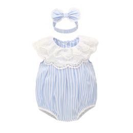 One-pièces VLinder Baby Girl Vêtements Baby Girl Rompers Bodys Clothes NOUVELLES CHOMPERS STRAIT