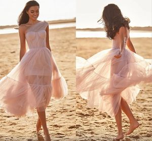 Een schouder elegante mouwloze avond prom jurk tule corset maxi mode outfits thee-lengte homecoming party jurk vestidos de fiesta robe soiree soiree