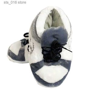 Sneakers unisexes de la maison Unisexe Femmes / hommes Hiver Winter Lady Indoor Coton Chaussures Femme maison Maison Sliders Madames Slippers T230927 791