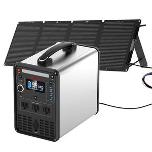 One Solar 12V 1000W 896wh alles-in-één zonnegenerator met AC USB 110V 220V stopcontact DC opladen thuis noodback-up