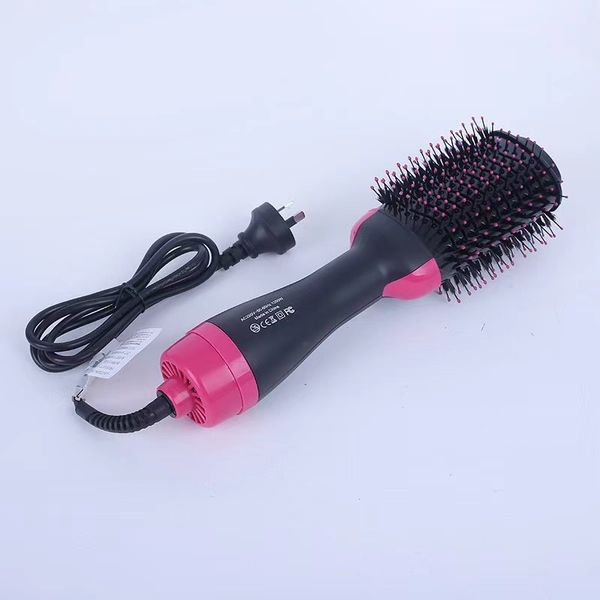 Sèche-cheveux électrique en une étape, brosse et volumateur, lisseur, bigoudi, rouleau 4 en 1, pour Salon de coiffure, fer à friser à Air chaud DS
