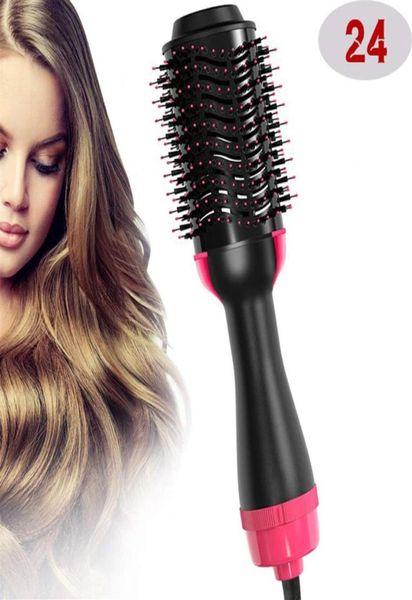 Une étape sèche-cheveux volumateur Salon Air Paddle brosse de coiffure générateur d'ions négatifs défriser les cheveux bigoudi Q1204222Z6169206