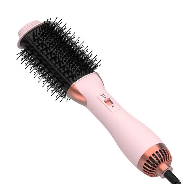 Volumizador de pincel de aire caliente de un solo paso más 2.0 secador de pelo y estilizador nuevo cepillo para rizadores de cabello dorado negro