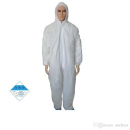 Eenmalige disposable waterdichte oliebestendige beschermende overall voor sparelschildering versierende kleding Overall Suit L / XL / XXL / XXXL-maat