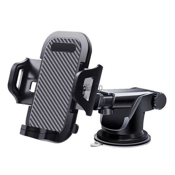 One-touch Ventouse Support de téléphone de voiture Tableau de bord Pare-brise Support de cellule Support de téléphone portable Support GPS dans l'accessoire de montage de voiture L230619