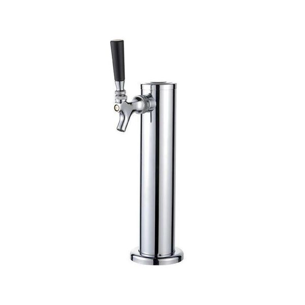One way beer tower with faucet Single tap for dispenser draft bar or homebrew 240122