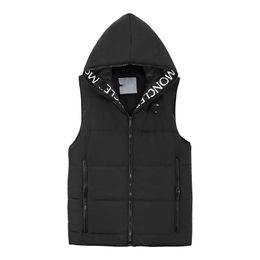 Herenvesten designer heren witner volledige uitloper jas vest mode luxe designer heren donsjack