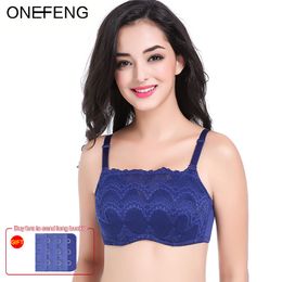 Onefeng 6023 75-95 ABC Boobs Forme de sous-vêtements Mastectomie Bra conçu avec des poches pour la prothèse mammaire en silicone