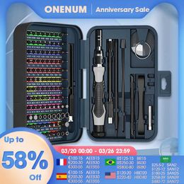 OnEnum Precision schroevendraaier set 25/39/63/130/132/145/170 in 1 phillips schroefbits niet-slip handgreep combinatiekit reparatie tool