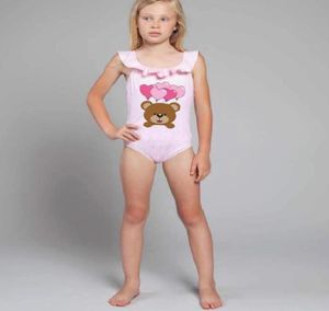 Onepieces bikini niños pequeños bebés niñas traje de baño estampado traje de baño niños ropa de diseñador falda de baño traje de playa traje6518507