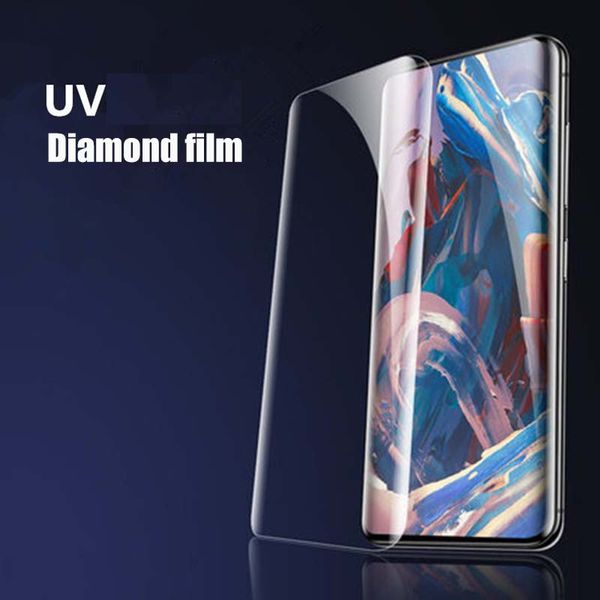 Oneplus 1+ 7 Pro 3D gebogene UV-HD-Schutzfolie aus gehärtetem Glas für One Plus 7t Pro Mobile