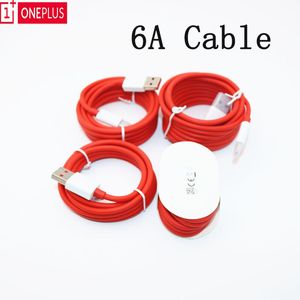 OnePlus warp kabel 1m 1,5 m 2M 3M ronde USB Type C Snelle oplaadgegevens 6A-kabel voor OnePlus 7PRO / 7 / 6T / 6 / 5T / 5 / 3T