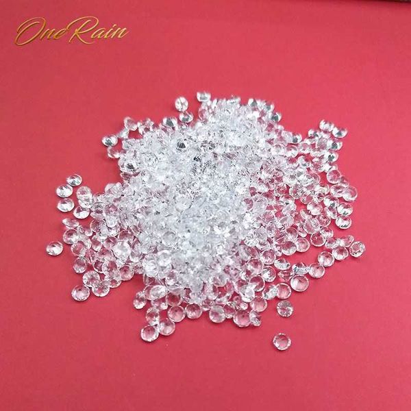 OneRain 200 pièces/ensemble naturel 1.75 MM coupe ronde topaze blanche pierres précieuses en vrac bricolage pierres décoration bijoux en gros Lots en vrac H1015