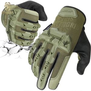 Onetigris tactische handschoenen touchscreen schietende handschoenen Airsoft paintball handschoenen motorfietshandschoenen voor mannen wandelen jachtgevechten 240517