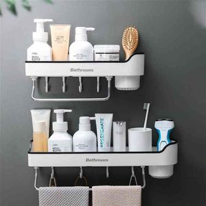 ONEUP – étagère d'angle de salle de bain, support mural de douche, shampoing, support de rangement, organisateur de barre à serviettes, accessoires 210423260i