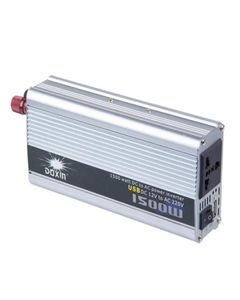 Onever – convertisseur de puissance de voiture 12V DC à 220V AC, 1500W, onduleur à onde sinusoïdale modifiée, double USB, chargeur de voiture, convertisseur de puissance 4888425