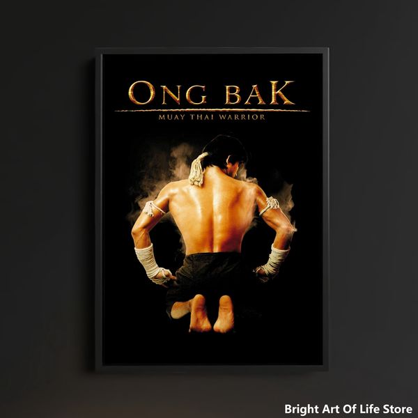 Ong Bak Muay Thai Warrior (2003) Affiche de film Affiche Star Actor Art Cover Canvas Print Decorative Painting (pas de cadre)