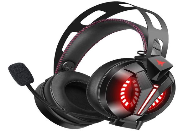 Casque de jeu Onikuma M180 Pro pour écouteur LED USB stéréo PS4 Xbox 35 mm avec contrôle de volume de micro omnidirectionnel pour ordinateur 3704828