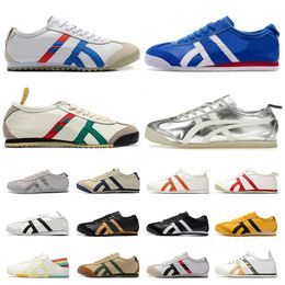 Onitsukass Tiger Mexico 66 Scarpe da corsa originali Uomo Donna Designer Giallo Blu Nero Bianco Argento Marrone Rosso Sneakers di marca di lusso Scarpe da ginnastica