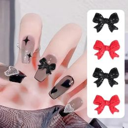 Online beroemdheid eenvoudige boog nagelaccessoires groothandel driedimensionale nagel diamant decoraties lint nagel diamant kleine acce