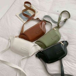 Online beroemdheid super riem tas dames taille tas modieus veelzijdige breedband single schouder messenger borsttas 220712