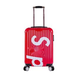 Online rode trolley mode luxe koffer 20 inch heren- en damesmode koffer gepersonaliseerde koffer geschenkdoos