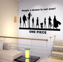 Fond anime en ligne Sticker mural One Piece Home Decal Decal Wall Poster8506896