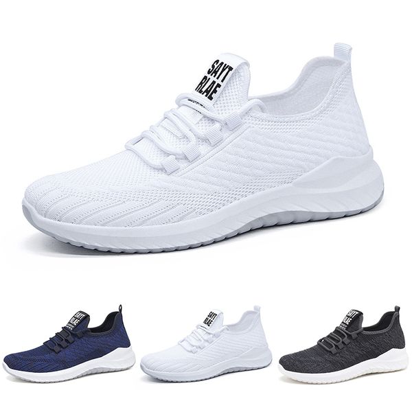 Onlines Zapatillas para correr Hombres Mujeres Triples Negro Blanco Gris Azul Luces Para hombre Para mujer Entrenadores deportivos al aire libre Zapatillas de deporte Caminar Correr Tamaño 39-44 Diseñadores