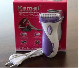 Seulement 220 v prise UE étanche dame rasoirs rechargeable femelle électrique rasoir rasoir enlèvement femmes épilateur tondeuse à cheveux tondeuse2529537