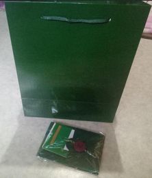 Seules papiers de boîte d'origine et carte nouvelle marque Green Watch Green Box Papers Boîte Gift Westes Boxesbag Carte FO2348317