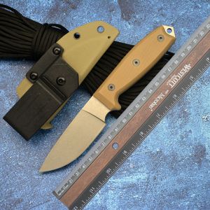 Ontario Mini rechte mes D2 stalen mes geïntegreerde kiel bovenste kwaliteit vaste mes overleving jaagt jachtmes buiten redding rechte messen EDC Tool 554