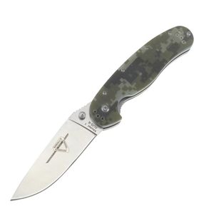 Couteau pliant tactique Ontario RAT modèle 1, lame tranchante AUS8 de haute qualité, manche G10, couteaux de survie de camping OEM 3317279