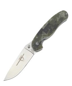 Ontario Rat Model 1 Tactisch vouwmes Hoge kwaliteit AUS8 Sharp Blade G10 Hendel OEM Camping Survival Knives3964634