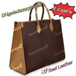 Onthego Bag GM MM PM OnTheGo Tote Large Totes 41cm 34cm 25cm On The Go 10 kleuren Emboss Mummy Bag Luxurys Handbags